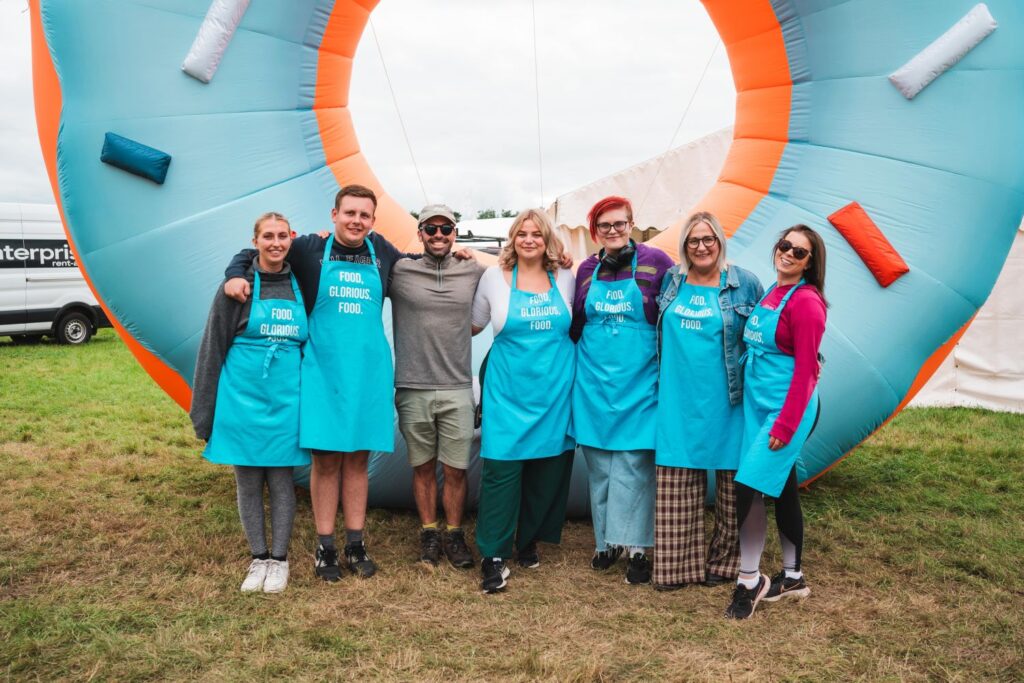 The Ormesby Hall Food and Drink Festival staff who will welcome you when you arrive at the event!